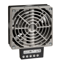 HVL 031 ENCLOSURE HEATER WITH FAN 200W/230 V AC