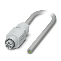 IPD P 3P2,5 F A1,0 PVC GY Connecting cable