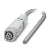 IPD PL 3P2,5 F A3,0 PVC GY Connecting cable