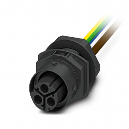 IPD W 3P2,5 F 0,5 M20 BK Panel feed-through