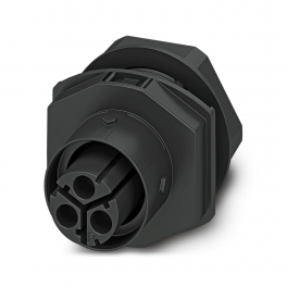 IPD W 3P2,5 F M25 BK Panel feed-through