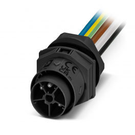 IPD W 5P2,5 M 0,5 M25 BK Panel feed-through