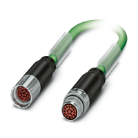 K-17-M17 M9/5,0-E01/M17 F8 Connector in molded plastic on both sides