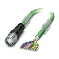 K-17 - OE/010-E01/M23 F8 Cable plug in molded plastic