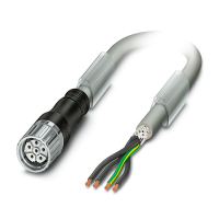 K-4E - OE/010-A01/M23 F8 Cable plug in molded plastic