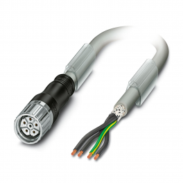 K-4E - OE/2,0-A01/M23 F8 Cable plug in molded plastic