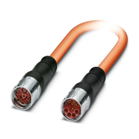 K-8E-M23F8/1,0-H00/M23F8-C5 Connector in molded plastic on both sides