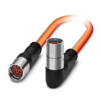 K-8E-M23F8/20,0-H00/M23FK-C5 Connector in molded plastic on both sides