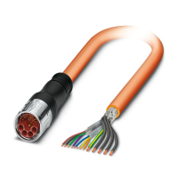 K-8E-M23M8/5,0-H00/OE-C5-SX Cable plug in molded plastic