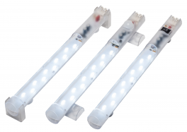 Lamp LED 025, 100-240VAC and 90-110VDC, switch, push clamp,