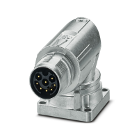 M17-08P1N8AA600S Device connector front mounting