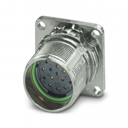 M23-17S1N8AW600S Device connector front mounting