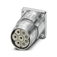 M23-7ES198AW500S Device connector front mounting