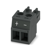MC 1,5/ 2-ST-3,81 BK BDWH:+,- PCB connector
