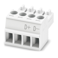 MC 1,5/ 4-ST-3,5 WH BD:D+,D- PCB connector