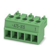 MC 1,5/ 5-ST-3,81 2CPBDA75-X15 PCB connector