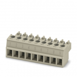 MC 1,5/ 9-ST-3,81 BEIGE BD:1-9 PCB connector