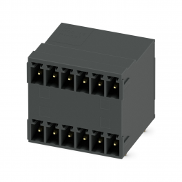 MCD 1,5/ 6-G1-3,81 BK AU PCB header