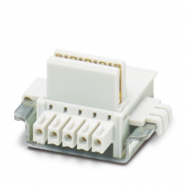 ME 22,5 TBUS 1,5/4P1S KMGY DIN rail bus connector