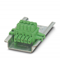 ME 6,2 TBUS-2 1,5/5-ST-3,81 GN DIN rail bus connector