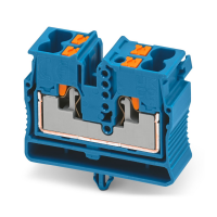 MPTD 2,5-RZ BU Mini feed-through terminal block