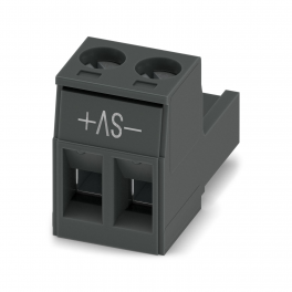 MSTB 2,5/ 2-ST-5,08 BKBDWH-SV+ PCB connector