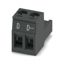 MSTB 2,5/ 2-ST BK BDWH:D,D- PCB connector