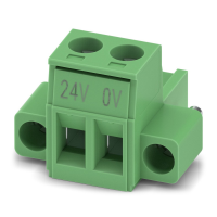 MSTB 2,5/ 2-STF-5,08 BD:24V,0V PCB connector