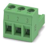 MSTB 2,5/ 3-ST-5,08BDS1-3/X25 PCB connector