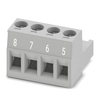 MSTB 2,5/ 4-ST GY BDWH:8-5 PCB connector