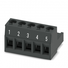 MSTB 2,5/ 5-ST BKBDWH:1-5 PCB connector