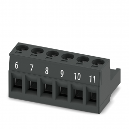 MSTB 2,5/ 6-ST BKBDWH:6-11 PCB connector