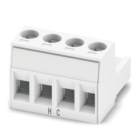 MSTB 2,5 HC/ 4-ST WH PCB connector