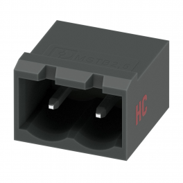 MSTBA 2,5 HC/ 2-G-5,08 BK PCB header