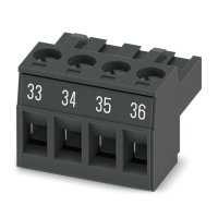 MSTBT 2,5/ 4-ST BK BD:33-36 PCB connector