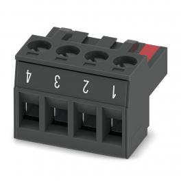 MSTBT 2,5/ 4-ST BK CP1,4 BD:SO PCB connector