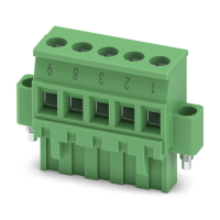 MVSTBR 2,5/ 5-STF-5,08BD:9-1SO PCB connector