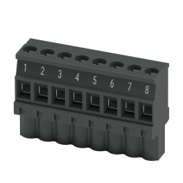 MVSTBW 2,5/ 8-ST BK BD:1-8 PCB connector