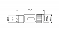 NBC-M12FSD/2,0-93E/M12FSD Network cable
