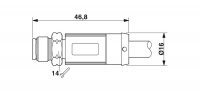 NBC-M12MSD/20,0-93X/M12MSD OD Network cable