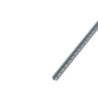 NS 15 BLK PERF 2000MM VPE 10 DIN rail perforated