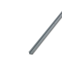 NS 15 BLK UNPERF 2000MM VPE 10 DIN rail, unperforated