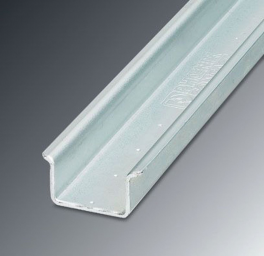 NS 35/15 BLK UNPERF 2000MM-VPE 10 DIN rail, unperforated