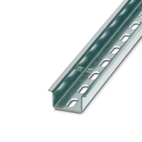 NS 35/15 WH PERF 2000MM VPE 10 DIN rail perforated