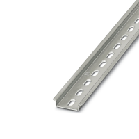 NS 35/ 7,5 BLK PERF 2000MM DIN rail perforated