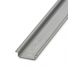NS 35/ 7,5 V2A UNPERF  2000MM VPE 10 DIN rail, unperforated