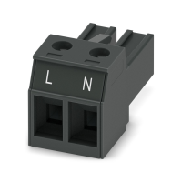 PC 4/ 2-ST-7,62 BK BDWH:L-N PCB connector