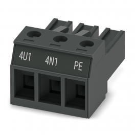 PC 4/ 3-ST-7,62 BK BD:4U1-PE PCB connector