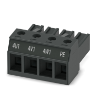 PC 4/ 4-ST-7,62 BK BD:4U1-PE PCB connector