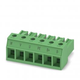 PC 4/ 6-ST-7,62BD:WVU,PE,B+,B- PCB connector
